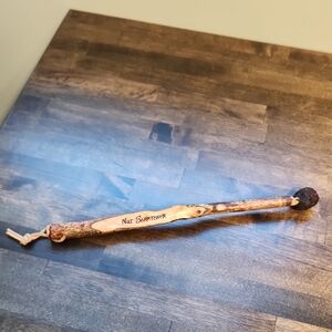 Wooden Back Scratcher "Nut Scratcher" with Rope Handle Funny Gag Gift